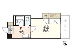 ROSE米田の間取り画像