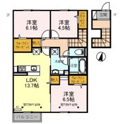 アプリコーゼ 山室の間取り画像