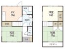 岡本貸家 Bの間取り画像