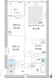ガーデニエール砧 WESTの間取り画像