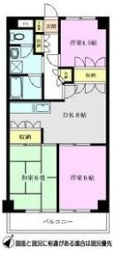 ロイヤルコーポ渡辺の間取り画像