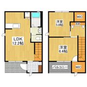 クローバーコートA棟の間取り画像