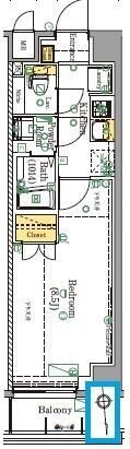 REILIS YOKOHAMA－IDOGAYA AZの間取り画像