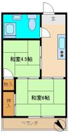 藤コーポの間取り画像