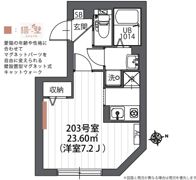 リバース武蔵小金井の間取り画像