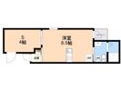 ガレット南福岡の間取り画像