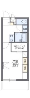 レオパレスFriendsⅡの間取り画像
