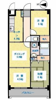 グランノアール光が丘の間取り画像