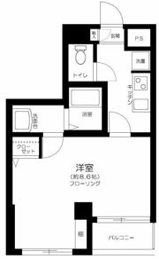 リスレーヌ蔵前の間取り画像