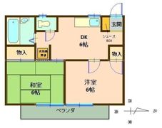 プレジオグリーンの間取り画像