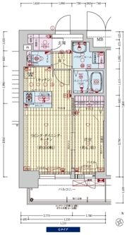 プレサンス新大阪イオリアの間取り画像
