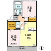 オッツ おぜまち A棟の間取り画像