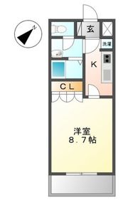 Brillar（ブリジャール）の間取り画像
