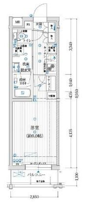 B CITY APARTMENT TOKYO SOUTHの間取り画像