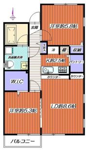 アビタシオンM堀ノ内H棟の間取り画像