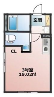 BACE弘明寺の間取り画像