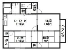 ファミールNISHIKAWAの間取り画像