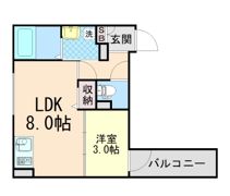 リブレメゾン住吉Ⅰの間取り画像