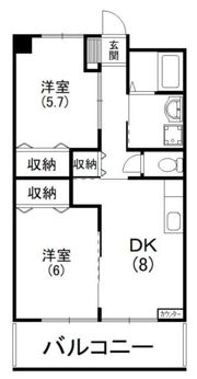 グレース名倉の間取り画像