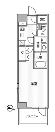シーズンフラッツ新大塚の間取り画像