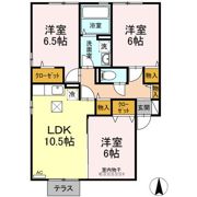 グリーンハイム A棟の間取り画像