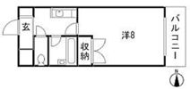 ノマージュ大芝の間取り画像