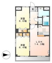 ヌーベル バーグの間取り画像