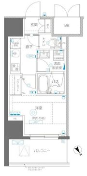 アルファレジデンシア南千住の間取り画像