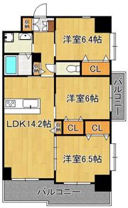 TGボナール浅川台A棟の間取り画像