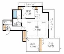Contrail碑文谷の間取り画像