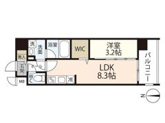 レジデンスカープ南中央町の間取り画像