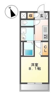 シルク南参道Rの間取り画像