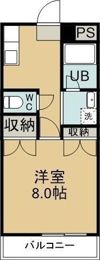 マンションイーグルの間取り画像