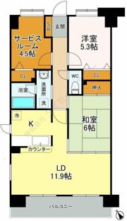 リベルテ戸田の間取り画像