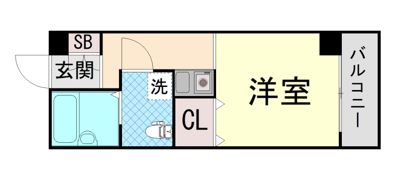 グランドール西岡本の間取り画像