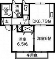 シャトー秋桜 B棟の間取り画像