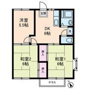 ウエスト立川の間取り画像