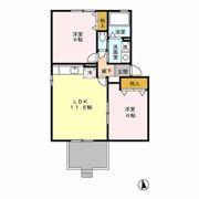 セジュールルピナ A棟の間取り画像