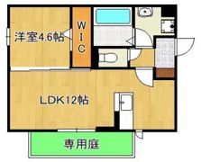 ストレイト葛葉の間取り画像