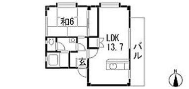 ハイムケン壱番館の間取り画像