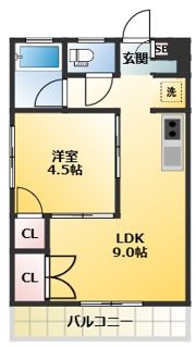 ヴィラコンフォルトの間取り画像
