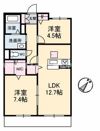 シャーメゾン宇多津 B棟の間取り画像