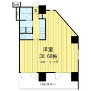 フラット中目黒の間取り画像