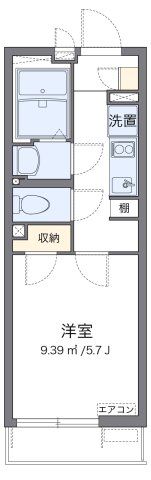 クレイノグリーンブリッジの間取り画像