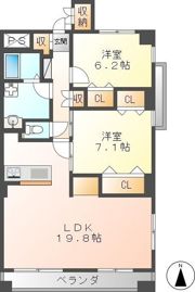 フロイデ一宮の間取り画像