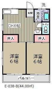ハイツチェリーの間取り画像