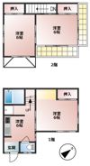 南品川一戸建ての間取り画像