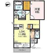 にゅうまごびれっじⅢ B棟の間取り画像