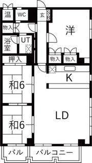 トーカンマンション千種の間取り画像
