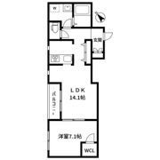 アロハス神楽坂の間取り画像